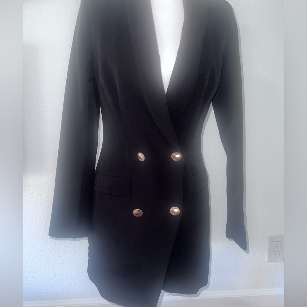 Black blazer dress